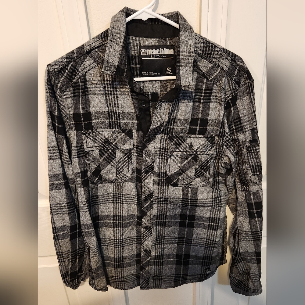 Mens Small button down long sleeve